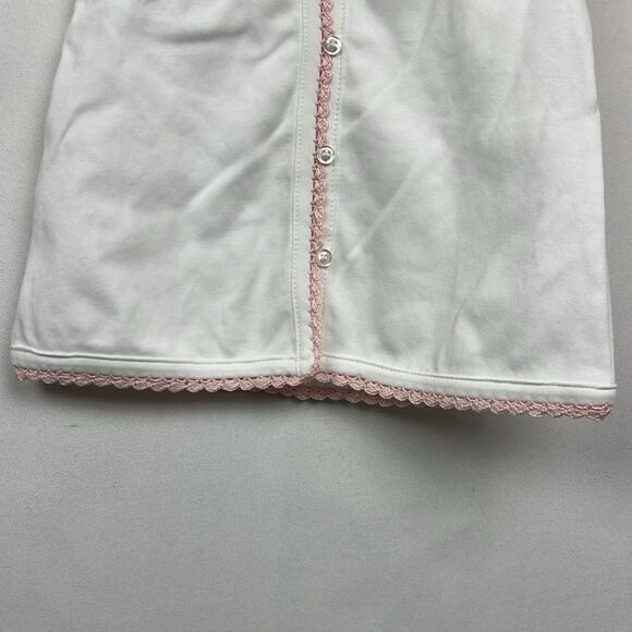 Squiggles by Charlie White and pink Pima Cotton short sleeve day gown 3-6 m NWT - Picture 5 of 13